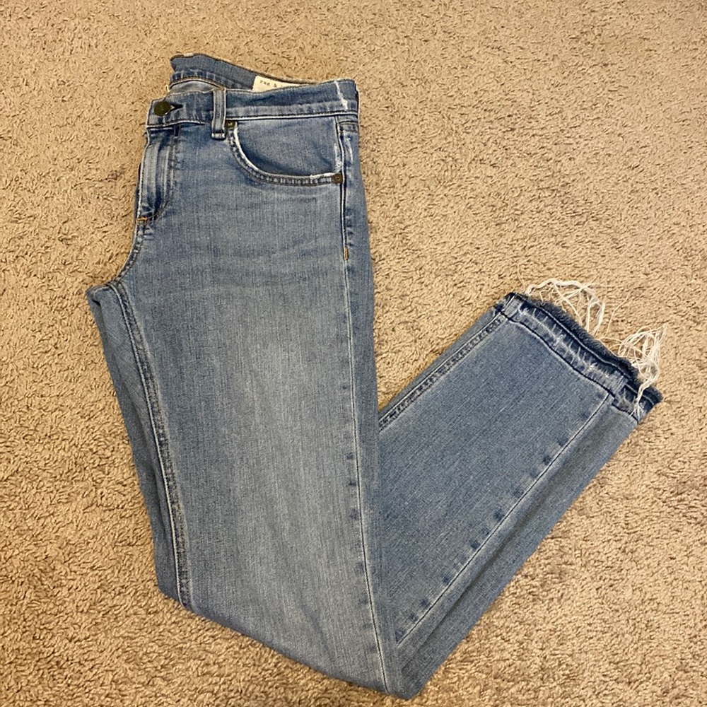 Rag & Bone Dre straight leg crop Jean